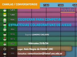 Charla cooperar para competir